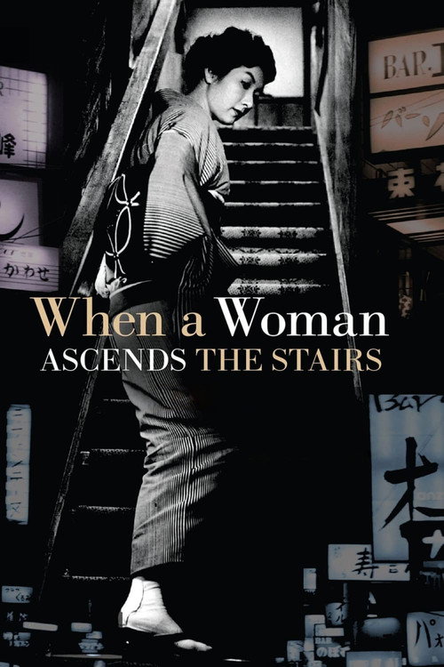 女人步上楼梯时 海报